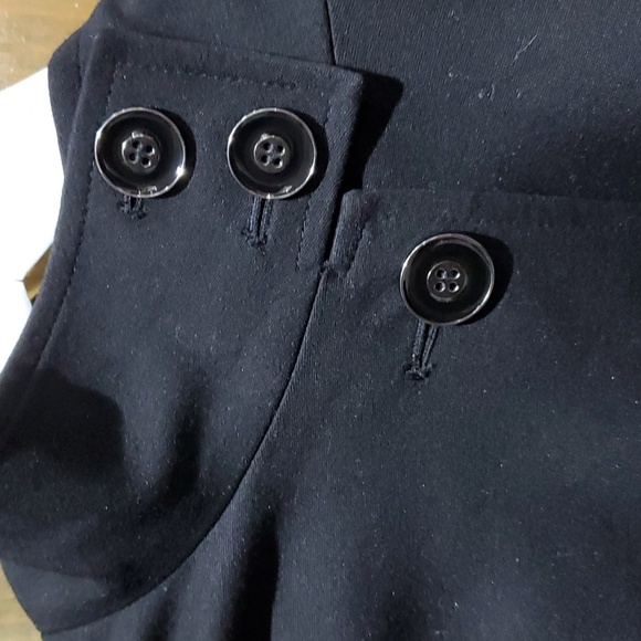 CARLISLE BLACK BLAZER SIZE 4 CASUAL SPORT PREPPY MINIMALIST - Picture 2 of 7